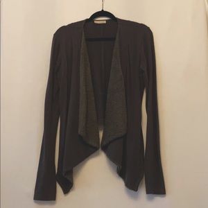 Women’s hinge grey waterfall cardigan